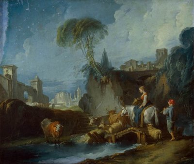 Die Brücke überqueren von François Boucher